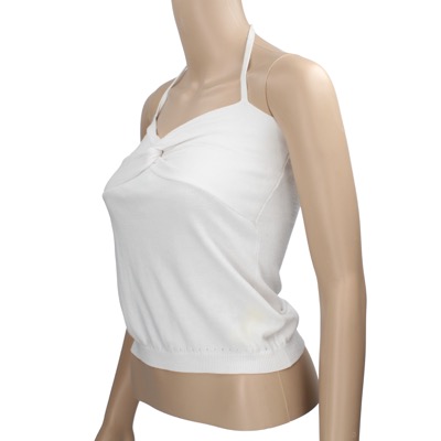 top donna DLINDOLLS M bianco cotone AK316 Soddisfazione Garantita