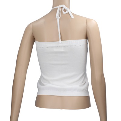 top donna DLINDOLLS M bianco cotone AK316 Soddisfazione Garantita
