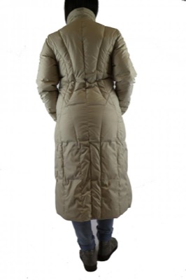 giubbotto donna CIPRES 44 beige poliestere AK227 Fino Al -60%