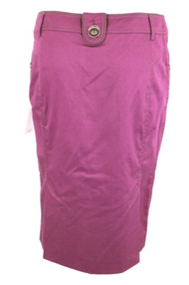 gonna donna MARIELLA ROSATI 42 viola cotone AM325 Presa