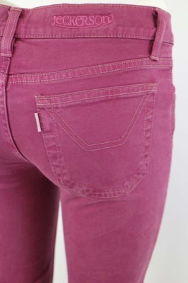 pantaloni donna JECKERSON 25 rosa fucsia cotone AM198 Saldi