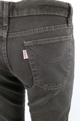 pantaloni donna JECKERSON 26 marrone cotone AM200 Offerte