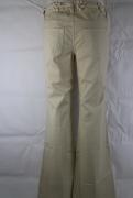 pantaloni donna FRANKIE MORELLO 30 beige cotone AM366 Hotsell