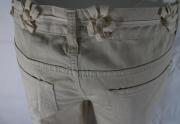 pantaloni donna FRANKIE MORELLO 30 beige cotone AM366 Hotsell