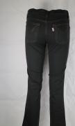 pantaloni donna JECKERSON 26 nero cotone AM197 Nuova