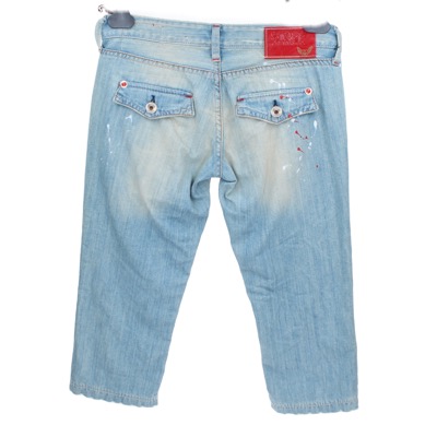 pantaloni donna STAFF JEANS & CO. 27 celeste cotone AR822 Moda