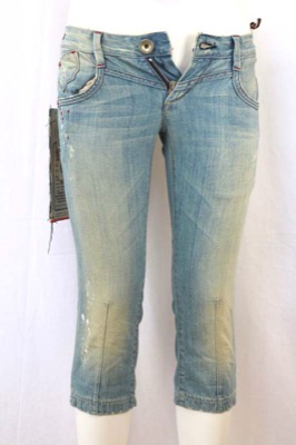 pantaloni donna STAFF JEANS & CO. 27 celeste cotone AR822 Moda