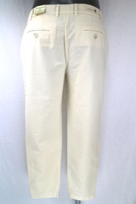pantaloni donna JECKERSON 30 bianco crema cotone AS276 Italy