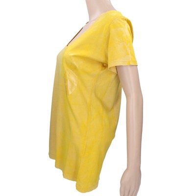 maglia donna ISHIKAWA tg. M giallo cotone AR113 Ritorno libero