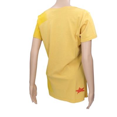 maglia donna ISHIKAWA tg. M giallo cotone AR113 Ritorno libero