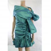 vestito donna CASTADIVA verde poliestere AM435 Acquista Ora