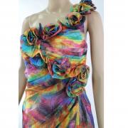 vestito donna ANTONIO NOTARO multicolore poliestere AM434 Consegna Veloce