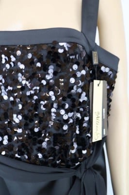 vestito donna ALTHEA 47 nero poliestere AM544 Affare Del Giorno