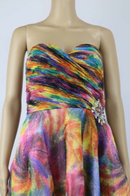 vestito donna ANTONIO NOTARO 50 multicolore poliestere AM437 Prezzo Ridotto
