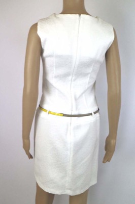 vestito donna BIANCOGHIACCIO 40 bianco poliestere AM338 Sconto