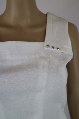 vestito donna BIANCOGHIACCIO 40 bianco poliestere AM338 Sconto