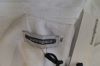 vestito donna BIANCOGHIACCIO 40 bianco poliestere AM338 Sconto