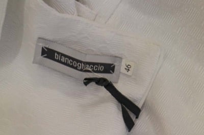 vestito donna BIANCOGHIACCIO 46 bianco poliestere AM280 Economico