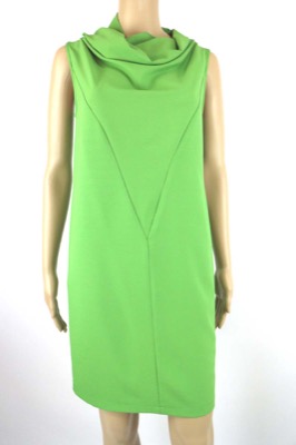 vestito donna BIANCOGHIACCIO 42 verde poliestere AM102 Outlet