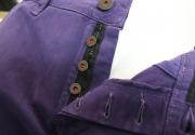 pantaloni uomo CAMOUFLAGE AR & J. viola cotone AM108 Vendite Flash