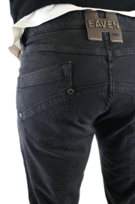 pantaloni uomo HEAVEN TWO 30 nero cotone AM476 Negozio