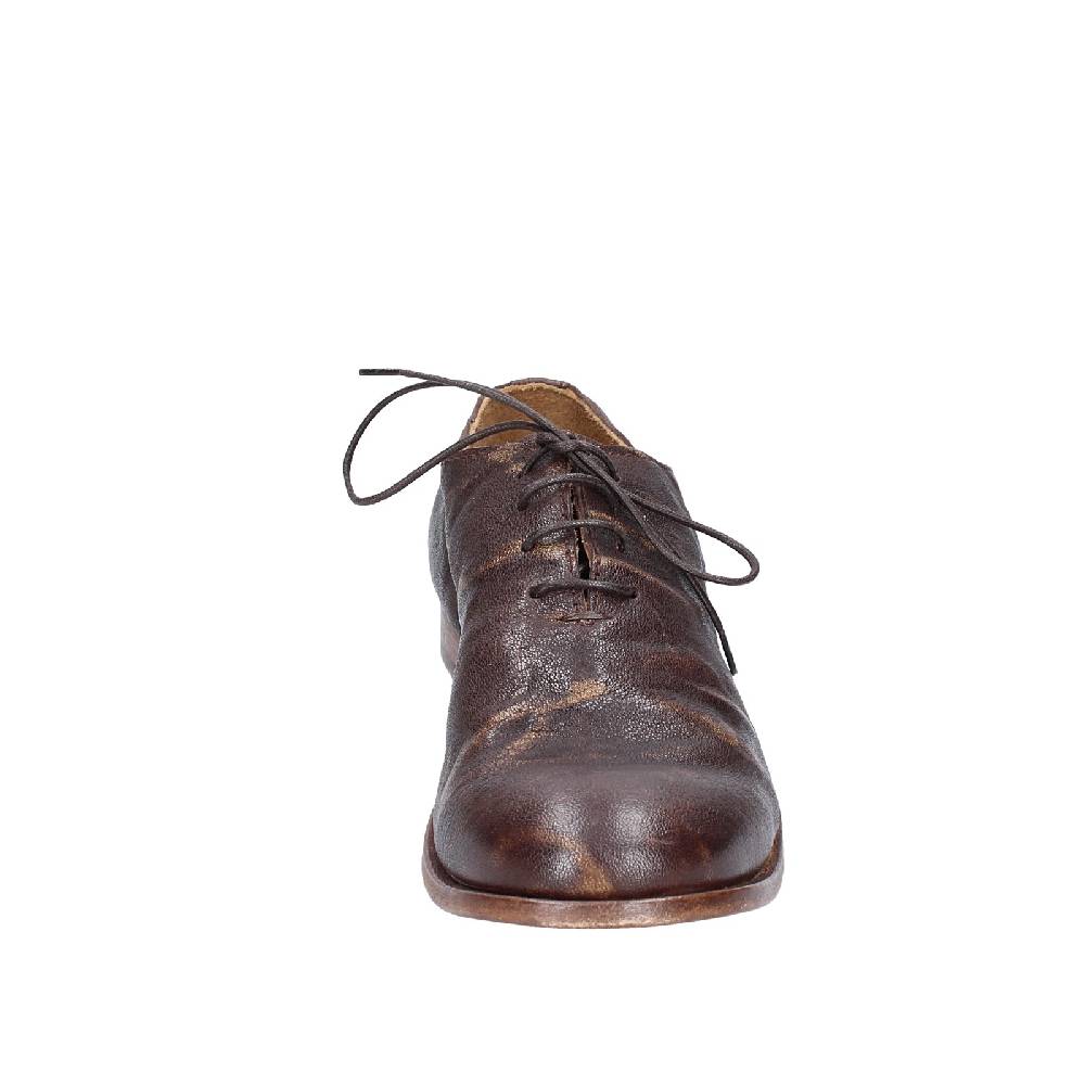 scarpe donna MOMA classiche marrone pelle oro 39406A VINTAGE EX449 In Saldo