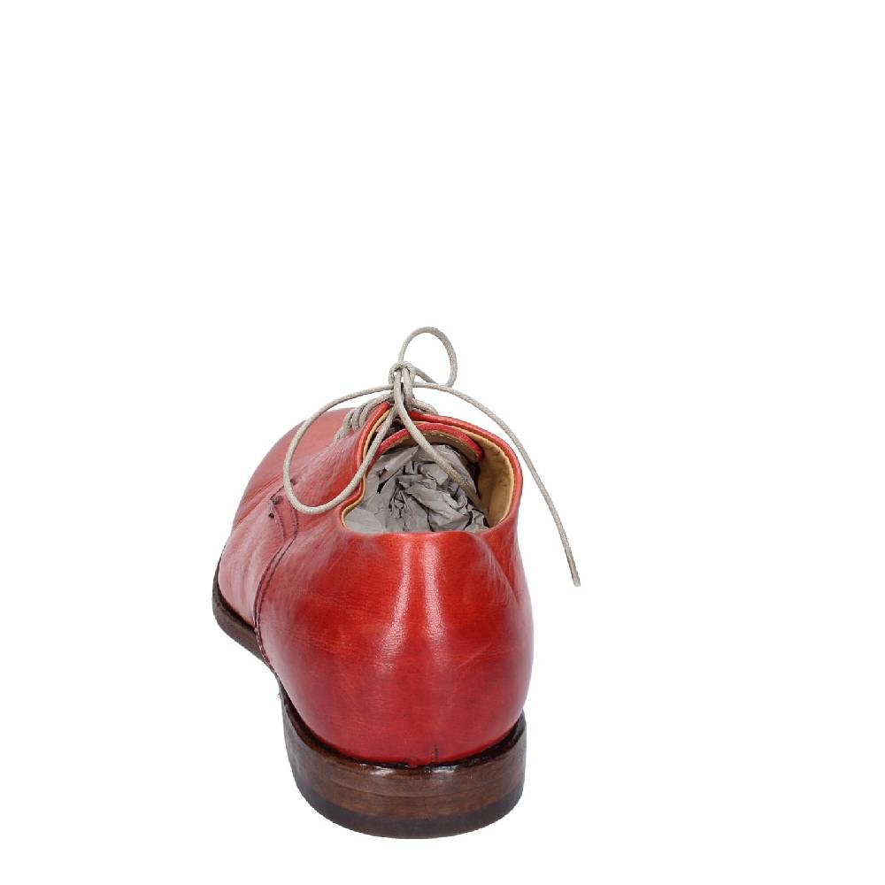 scarpe donna MOMA classiche rosso pelle VINTAGE EX488 Nuova