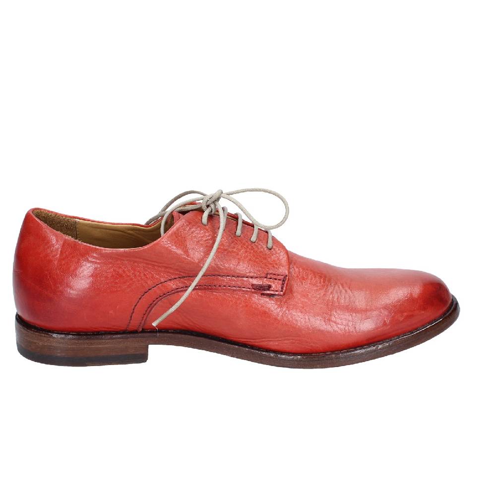 scarpe donna MOMA classiche rosso pelle VINTAGE EX488 Nuova