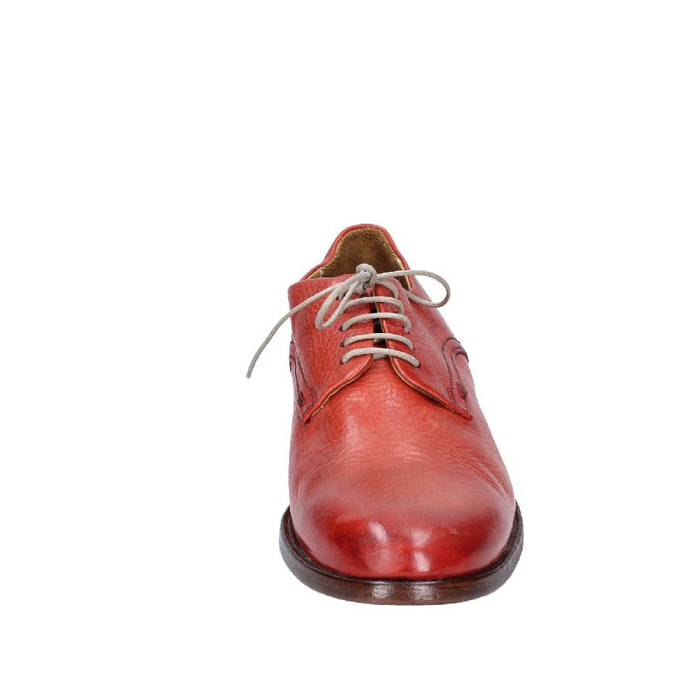 scarpe donna MOMA classiche rosso pelle VINTAGE EX488 Nuova