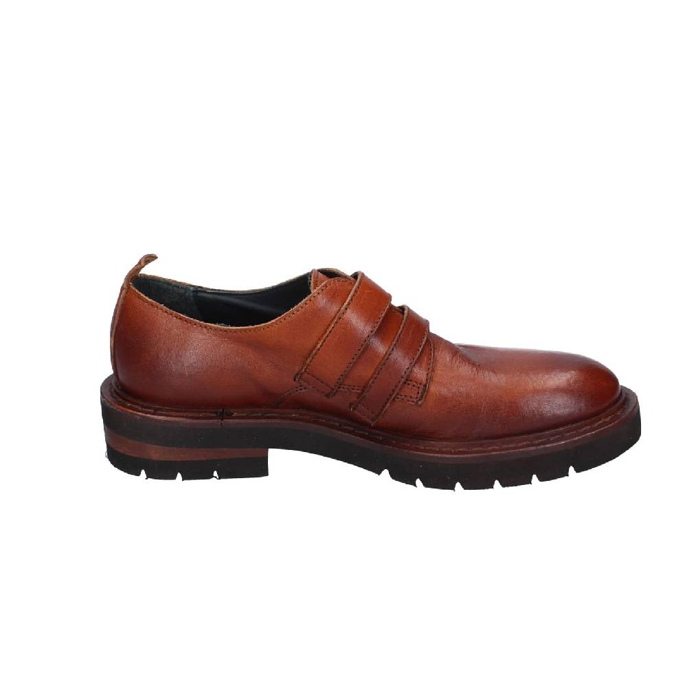 scarpe donna MOMA classiche marrone pelle 84301F-VAR EY474 Moda