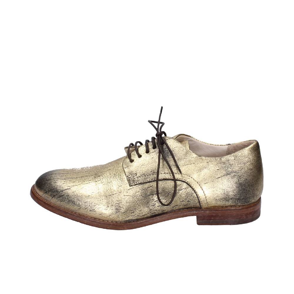 scarpe donna MOMA classiche oro pelle EZ899 2025
