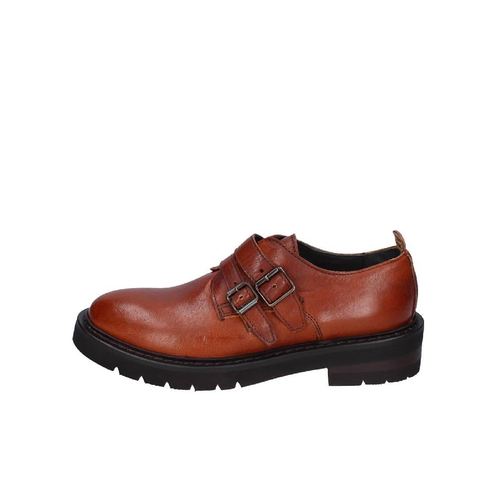 scarpe donna MOMA classiche marrone pelle 84301F-VAR EY441 Italia