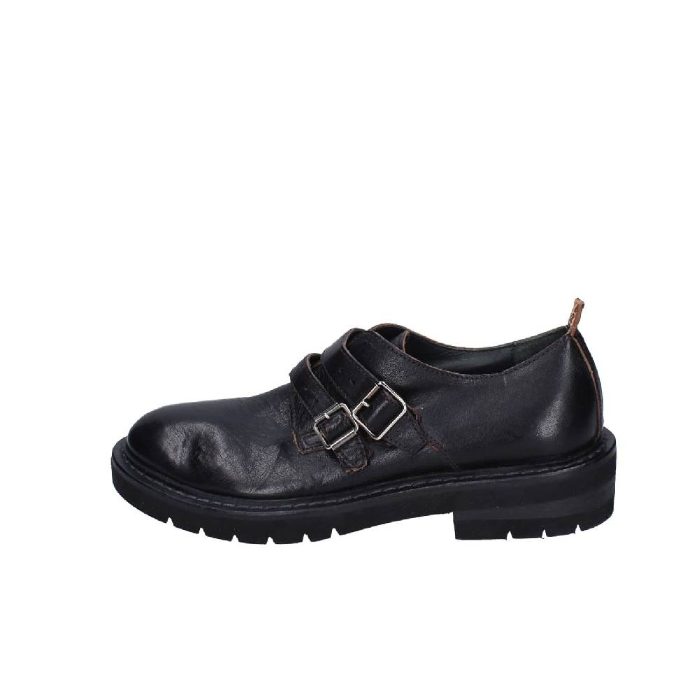 scarpe donna MOMA classiche nero pelle 84301F-VAR EY476 Pezzi Unici