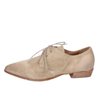 scarpe donna MOMA classiche beige camoscio BH329 Qualità Garantita