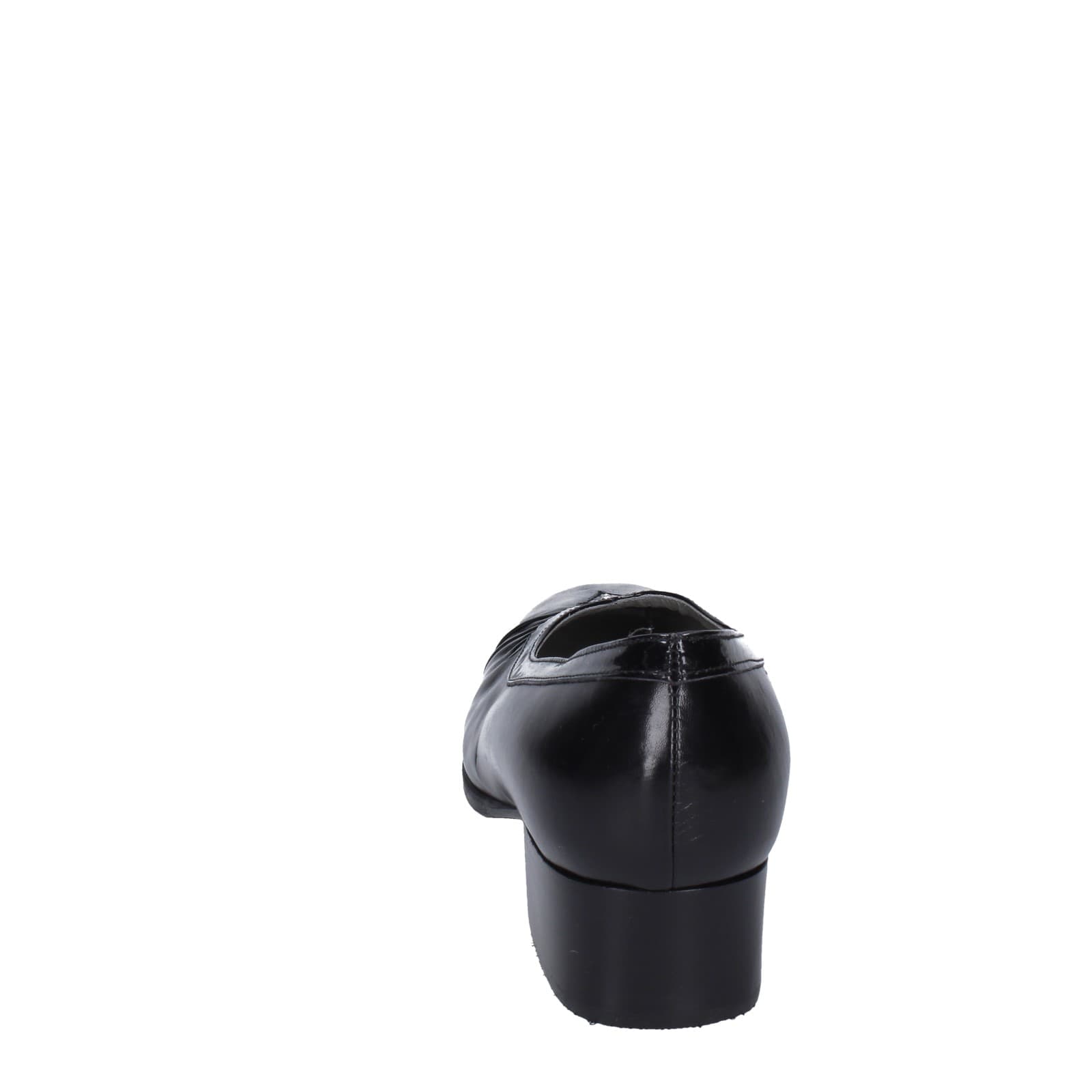 scarpe donna CONFORT decollete nero pelle vernice EZ367 Affare Del Giorno