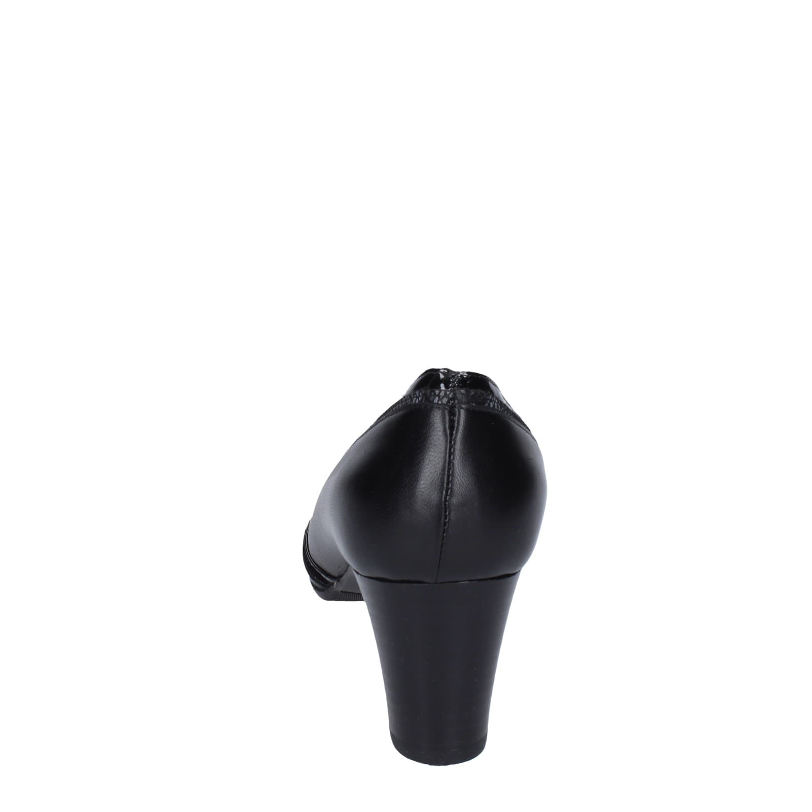 scarpe donna CONFORT decollete nero pelle vernice EZ371 Convenienza