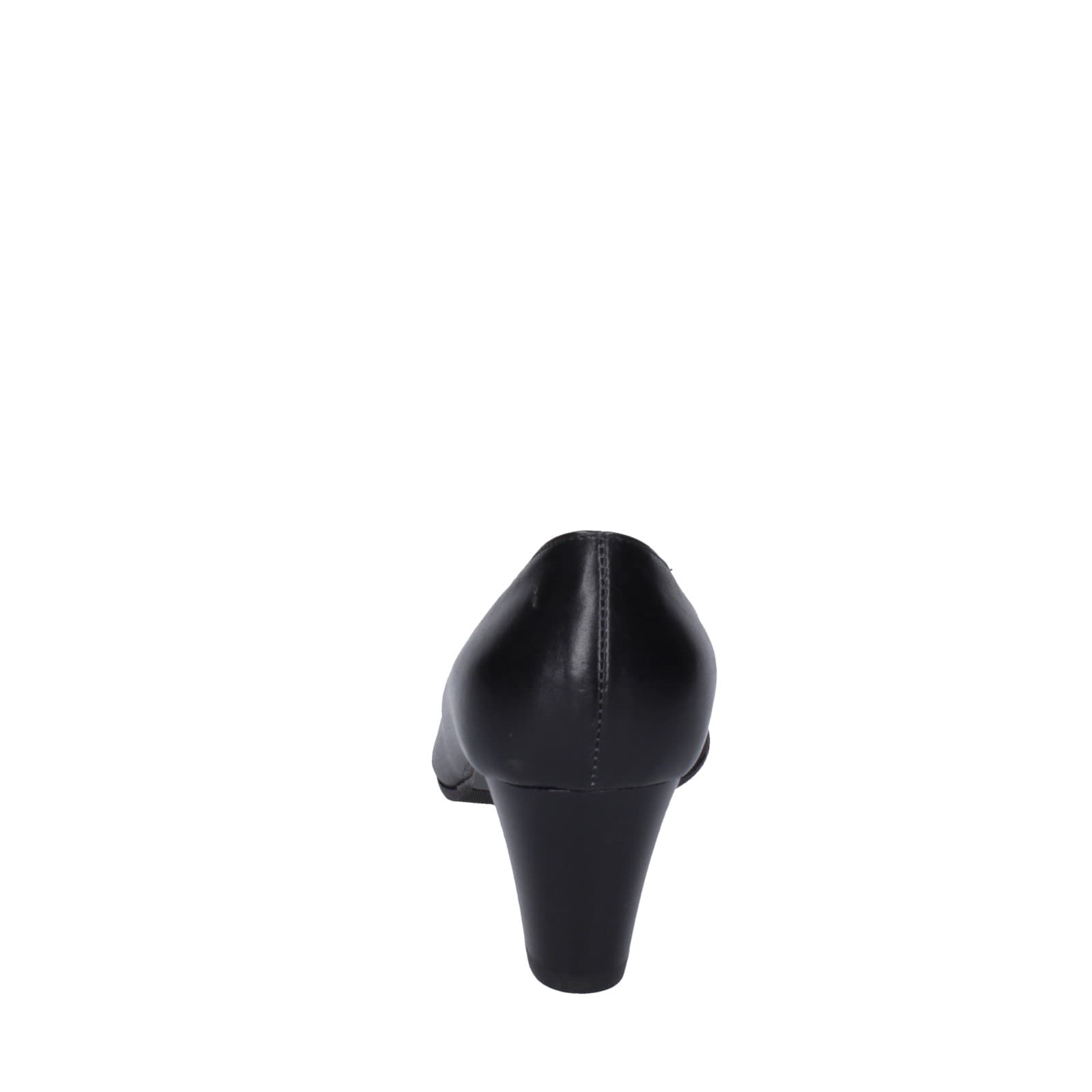 scarpe donna CONFORT decollete nero pelle EZ417 Offerta