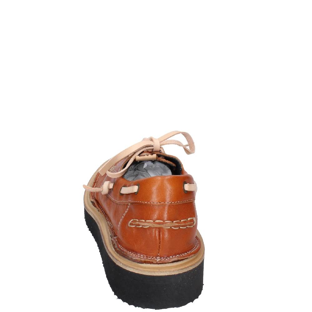 scarpe donna MOMA mocassini marrone pelle 80302A EY597 Negozio