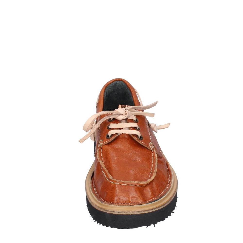 scarpe donna MOMA mocassini marrone pelle 80302A EY597 Negozio