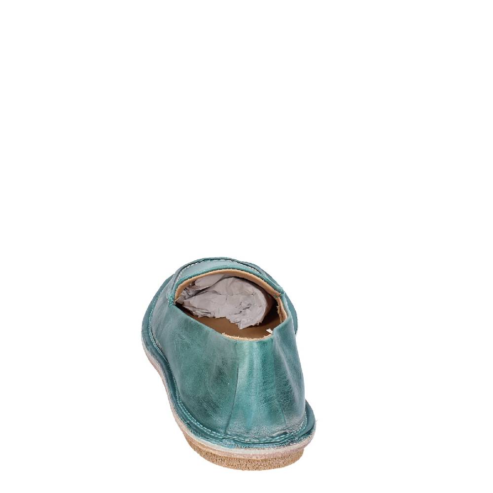 scarpe donna MOMA mocassini verde pelle 1ES473 EY625 Moda