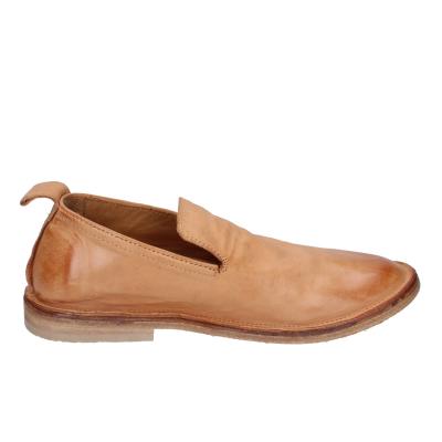 scarpe donna MOMA mocassini marrone pelle 1FS313-AF VINTAGE BD675 Italy