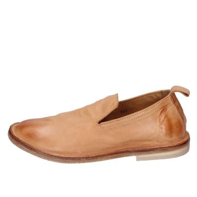scarpe donna MOMA mocassini marrone pelle 1FS313-AF VINTAGE BD675 Italy