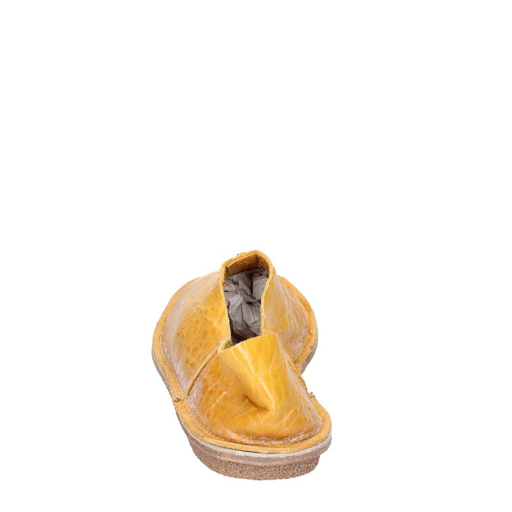 scarpe donna MOMA mocassini giallo pelle 1FS438 EY637 Grande vendita