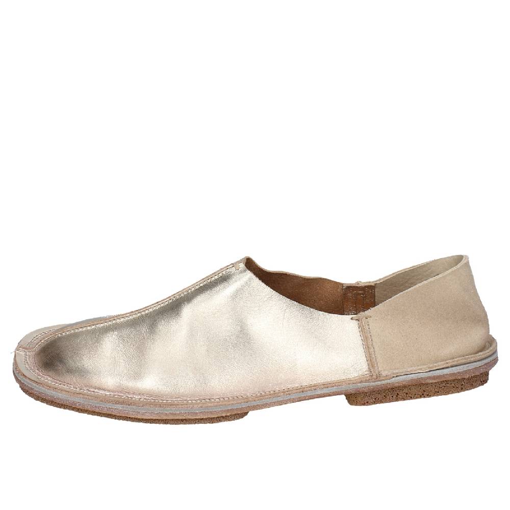 scarpe donna MOMA mocassini platino pelle 1FS438 EY636 2025