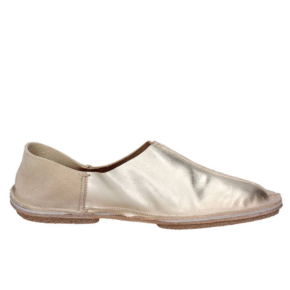 scarpe donna MOMA mocassini platino pelle 1FS438 EY636 2025