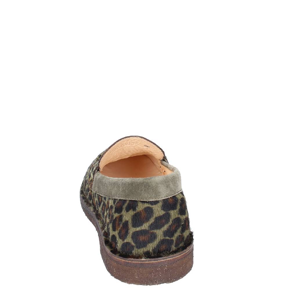 scarpe donna ASTORFLEX mocassini verde cavallino camoscio EY783 Qualità