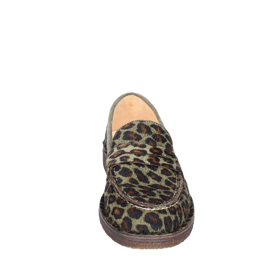 scarpe donna ASTORFLEX mocassini verde cavallino camoscio EY783 Qualità