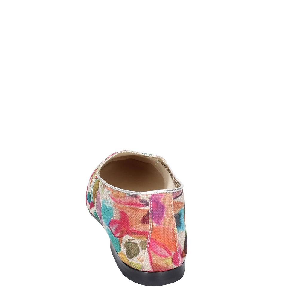 scarpe donna ANNIEL mocassini multicolore tessuto EY674 Promozione