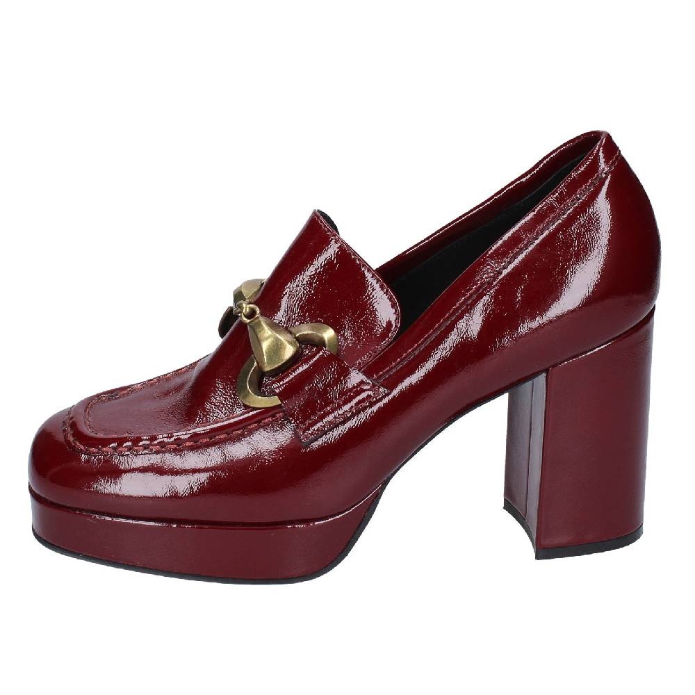 scarpe donna CARMENS mocassini bordeaux vernice EX181 Qualità Garantita