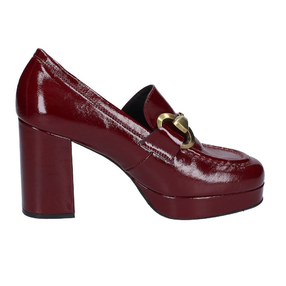 scarpe donna CARMENS mocassini bordeaux vernice EX181 Qualità Garantita